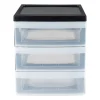 Iris ladesysteem A5 - 3 lades - zwart - 26x22x19 cm