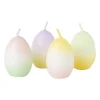 Kaars eieren dip dye - set van 4 - ø6.5x8m