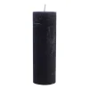 Kaars rustiek - donkergrijs - ⌀5x15 cm