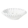 Kandelaar wave - wit - ø13.5x4 cm