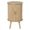 Kast Uppsala rond hoog - naturel - ø40x65 cm