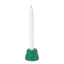 Kerst kandelaar tulband - ø7x5 cm - diverse varianten