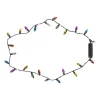 Kerst lichtslinger met lampjes - multikleur - 90 cm