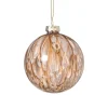 Kerstbal bleeding - beige
