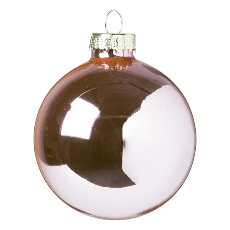 Kerstbal box - set van 8 - ø7 cm
