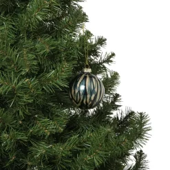 Kerstbal glossy - blauw