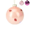 Kerstbal met kusjes - diverse varianten - ø8 cm
