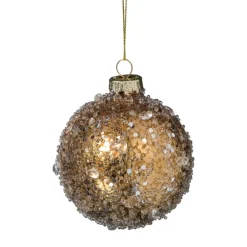 Kerstbal shiny - goudkleurig