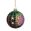 Kerstbal sterretjes - multikleur