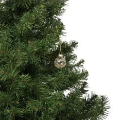 Kerstbal stip/streep - goudkleurig