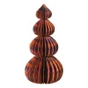 Kerstboom papier clashing colours - 26 cm