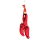 Kersthanger peper - rood - ø2.7x7.6 cm
