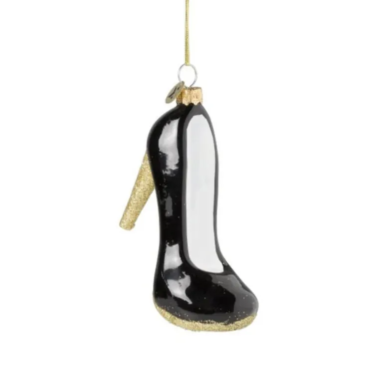 Kersthanger pump - diverse kleuren - 11x6.7x4.1 cm