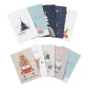 Kerstkaarten box kleur - set van 10
