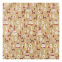 Kerstpapier kraft - diverse varianten - 200x70 cm