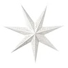 Kerstster papier - wit - 60 cm