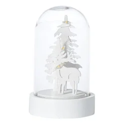 Kerststol met kerstfiguur en LED - diverse varianten