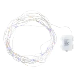Kerstverlichting LED - multikleur - 100 lampjes - 30 cm