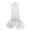 Klamboe met ring - 1-persoon - wit - ⌀60x230x650 cm