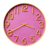 Klok pop-art - roze/oranje - ø30 cm