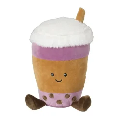 Knuffel boba tea - multikleur - 14x20 cm