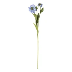 Kunstbloem cosmea - blauw - 57 cm