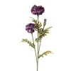 Kunstbloem hortensia - paars - 62 cm