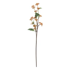 Kunsttak met besjes - oranje - 80 cm