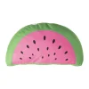 Kussen watermeloen - roze/groen -37x20 cm