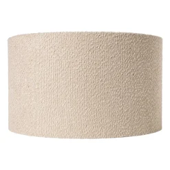 Lampenkap bouclé - beige - ø45x26 cm