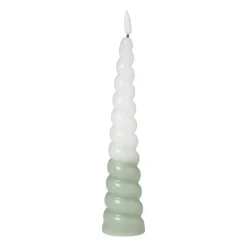 LED dinerkaars swirl - groen - ø5x20 cm