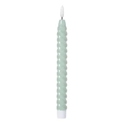 LED dinerkaars twist smal - groen - ø2.5x24.5 cm