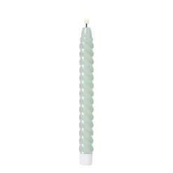 LED dinerkaars twist smal - groen - ø2.5x24.5 cm