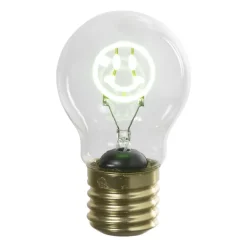 Ledlampje smiley - groen - ø7x12 cm