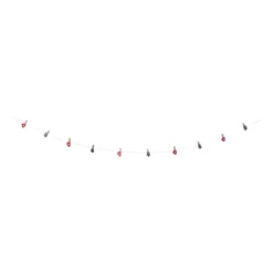 Lichtslinger met knijpers kerst - 30 cm - diverse varianten