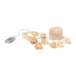 Lichtslinger zoutsteen - beige - 165 cm