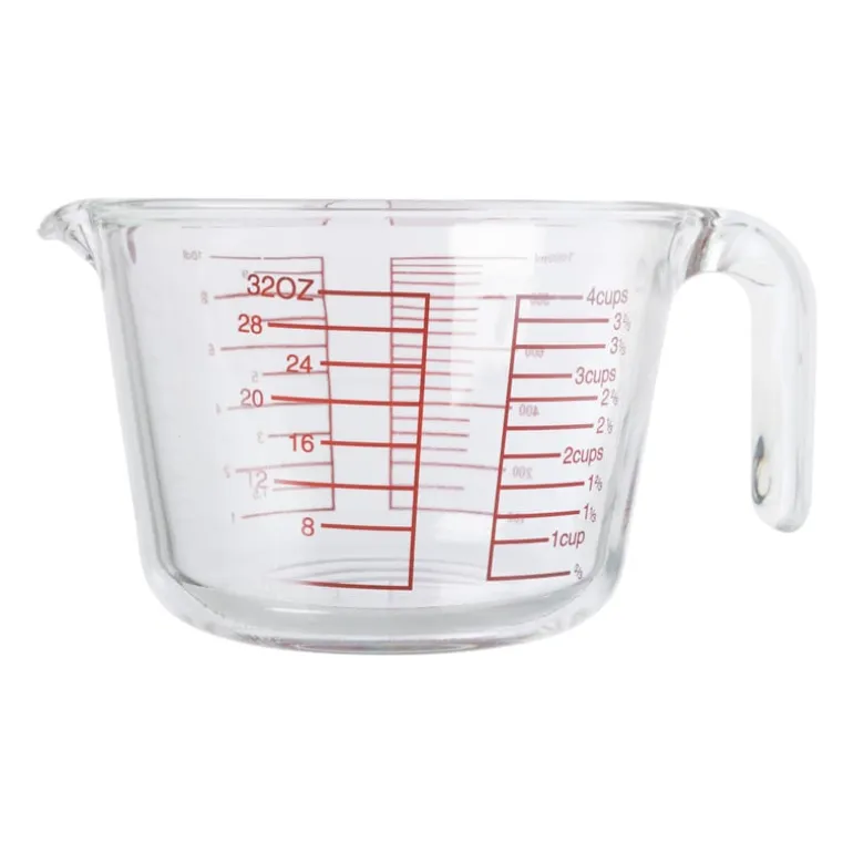 Maatbeker - glas - 1 liter