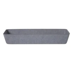 Mand vilt langwerpig - grijs - 6x36x14 cm
