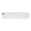 Mand vilt langwerpig - wit - 6x36x14 cm