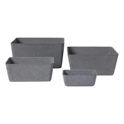 Mand vilt middel - grijs - 11x25x25 cm