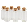 Mini flesjes met kurk - 6 stuks - 6x10 ml