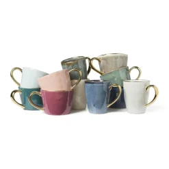 Mok met gouden oor - groen - 250 ml