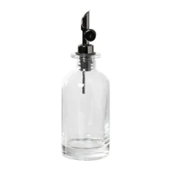 Olie- en azijnfles rond - glas - ø7x21.5 cm