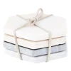 Onderzetters marmer - set van 4