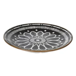 Ontbijtbord Yara - zwart - ⌀21.2 cm