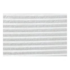 Opbergbox teddy rib rechthoekig - wit - 38x76x38 cm
