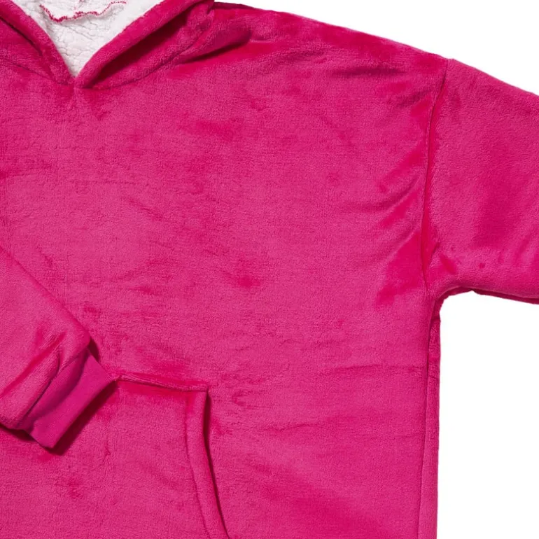 Oversized hoodie - roze - one size