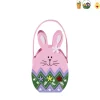 Paasmandje haas - vilt - diverse varianten