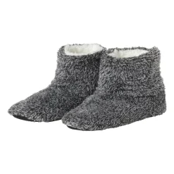 Pantoffels gemeleerd - donkergrijs - maat 37-38