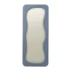 Passpiegel wave teddy - blauw - 168x70 cm